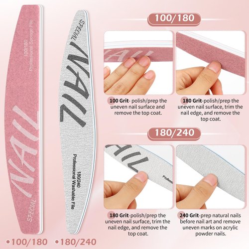 Gifts for Women Manicure Kit for Women Travel Nail Care Kit with Nail Clippers Cuticle Trimmer Cuticle Pusher Glass Nail Files and Buffers Nail Kit Pedicure Manicure Tools Cuticle Care Kit with Case