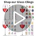 Halloween Brew Reusable Static Cling Wine Drink Markers Set of 12