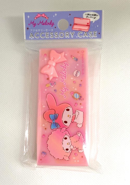 Sanrio My Melody Container Cosmetic Care Case Makeup Travel Accessory Cases 4.1in x 1.9in x 0.8in (Yume Cosme)