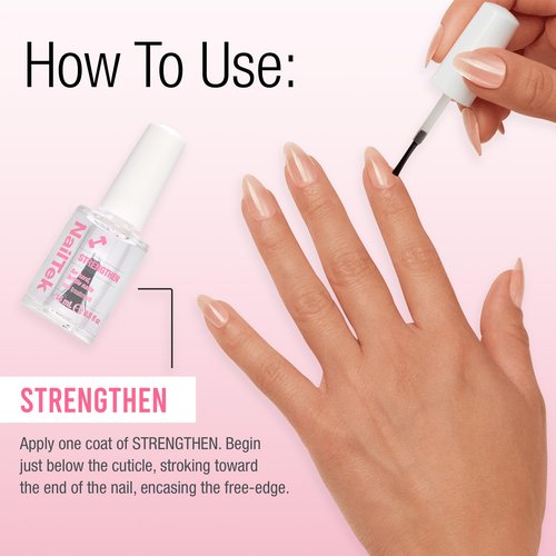Nail Tek Nail Strengthener Formula 3 – Strengthening Nail-Polish Treatment for Hard, Dry, Brittle Nails, 0.5 fl oz