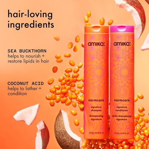 Amika Normcore Signature Conditioner - Nourishing Formula for All Hair Types | 8.5 oz