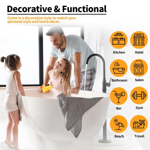 HOMERHYME Microfiber Hand Bath Towels, 6 Pack 25''*15'' Grey Bathroom Hand Towels, All-Purpose Quick Dry Lint Free Soft Absorbent Checkered Washcloth Fingertip Towels Bulk for Travel Gym Hotel