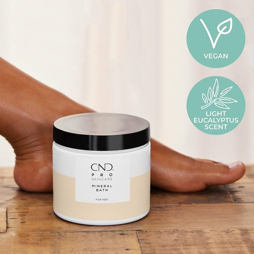 CND Pro Skincare | Exfoliating Sea Salt Scrub for Feet - Advanced Callus Remover & Intense Hydration | Vegan Formula
