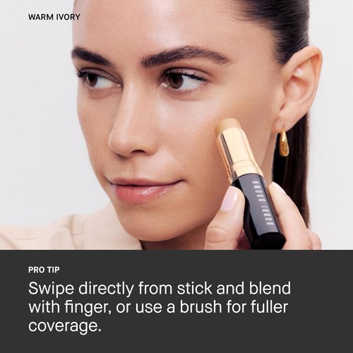 Bobbi Brown Skin Foundation Stick - Portable Creamy Formula for Medium-to-Full Coverage | Even-Toned Skin