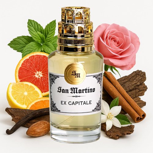 San Martino Ex Capitale - Luxurious Men's Cologne with Refreshing Blood Mandarin, Mint & Grapefruit - 3.38 oz
