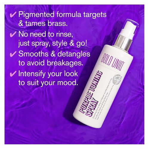 Skiennix Blonde Toner Spray - Purple Leave-In Treatment for Brassy Blonde & Gray Hair | Paraben & Sulfate Free