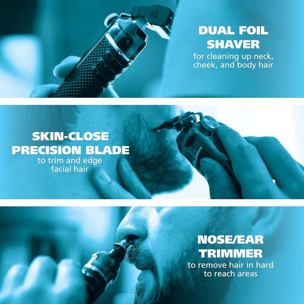 Wahl USA Pro Series Skeleton Style Trimmer - Cordless Lithium-Ion Beard & Hair Clipper | Near Zero Gap Blade