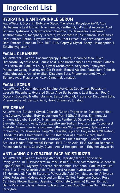 Skin Care for Men, Hydrate, Firm, Anti-Aging & Wrinkle Mens Self Care Facial Face Routine Kit,Birthday Valentines Gift Baskets for Young Men Him Teen Boy Dad Boyfriend Husband Christmas Gifts Ideas
