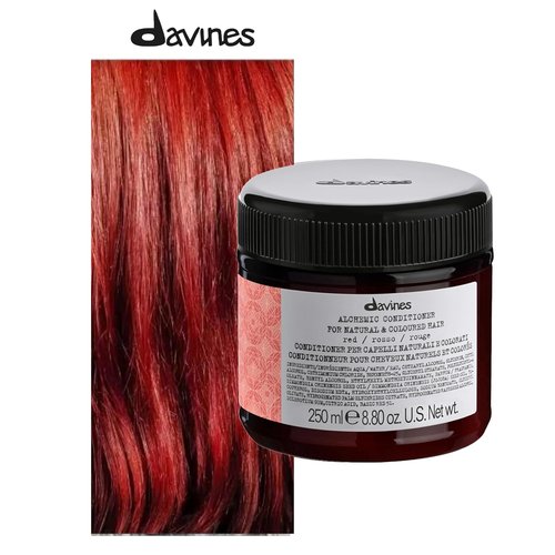 Davines Alchemic Conditioner - Red Color Enhancer for Vibrant Hair | 8.80 oz.