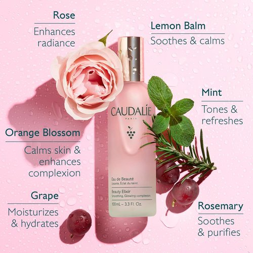 Caudalie Beauty Elixir Face Mist - Pore-Tightening Toner That Reduces Dullness & Sets Makeup