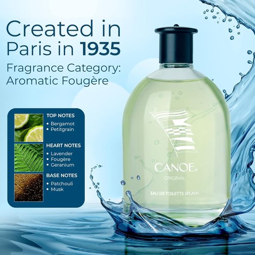 CANOE by DANA Men's Eau De Toilette - Sporty Fragrance for Active Lifestyles
