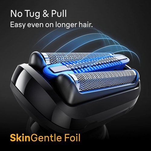 Braun Electric Razor for Men - Series 5 Precision Shaver with Trimmer & Extra Head | 4-in-1 Clean & Charge Center