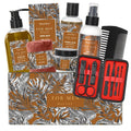 Christmas Spa Gift Basket, Bath Spa Kit for for Men Dad Birthday Bath Gifts Classic Perfume Bath Set for him, men's Shower Gift Basket mens personal care sets Man Bath Beard Spa Gift Baskets Mens Gift