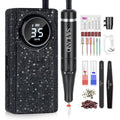 SAVILAND Professional Electric Nail Drill for Acrylic Nails : 35000RPM 2025 Portable Nail File Faster Removal Acrylic Nails & Large Battery Capacity for Nail Art, Pedicure Manicure Home Nail Salon