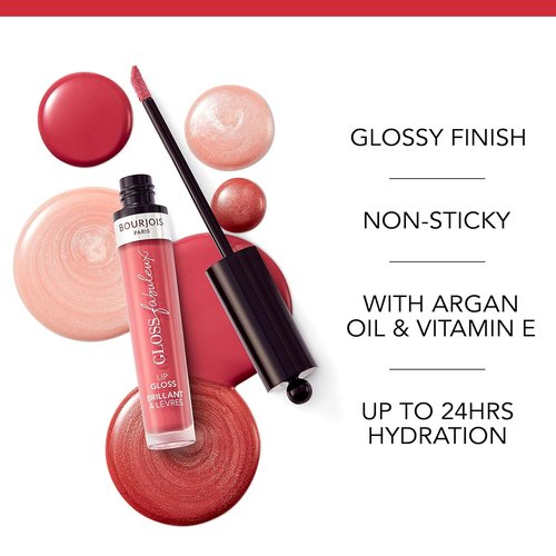 Bourjois Gloss Fabuleux Lip Gloss - Stunning 09 Mauvie Star Shade for Luscious Lips