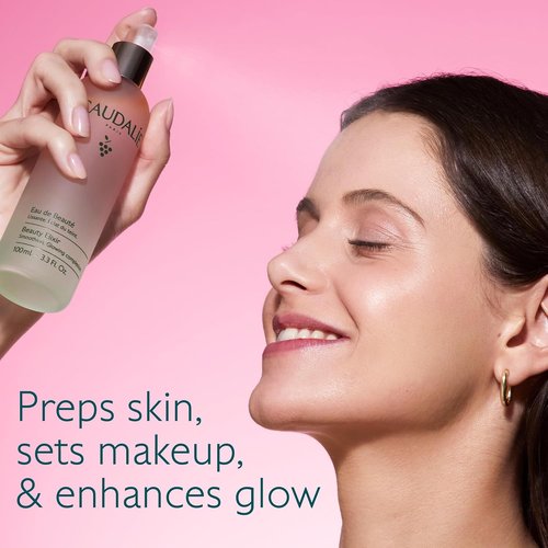 Caudalie Beauty Elixir Face Mist - Pore-Tightening Toner & Makeup Setter | 100 mL & 30 mL Travel Size