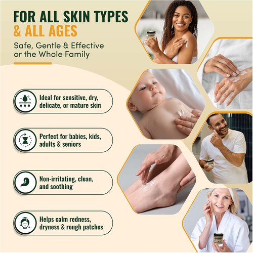 Lord's Love Butter Natural Organic Tallow and Honey Balm That Actually Absorbs - Organic Grass Fed Beef Tallow Face Moisturizer for Dry Aging Skin - Restores What Synthetic Lotions Strip Away