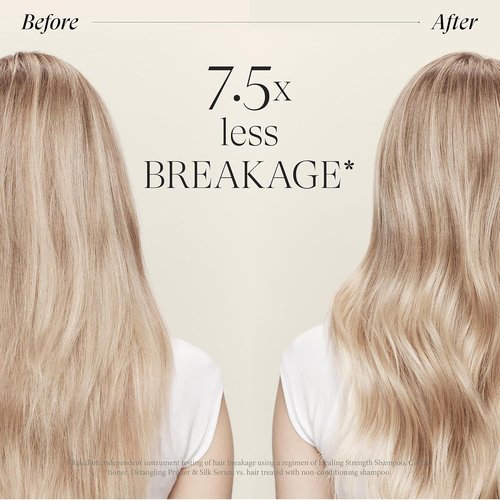 L'ANZA Healing Strength Hair Care Duo - Silk Serum & Detangling Primer for Damage Repair | 1 fl oz Each