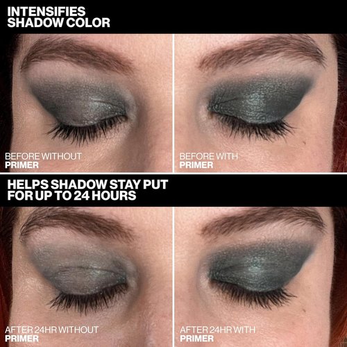 Smashbox Photo Finish Intensify 24 Hour Eyeshadow Primer - Nourishing Formula with Vitamin E, 0.34 Fl Oz