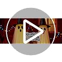 Halloween Ghost String Lights 59x15 in Outdoor Indoor Decor with Remote & Timer - 2 Pack