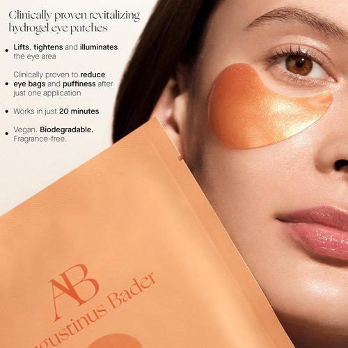 Augustinus Bader Eye Patches - Luxury Hydrating Anti-Aging Treatment for Puffiness & Dark Circles - Soothing Formula