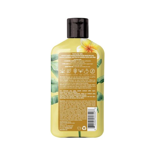 Hempz Body Wash - Hydrating Floral & Banana Formula with Shea Butter | 17 fl oz for Sensitive Skin