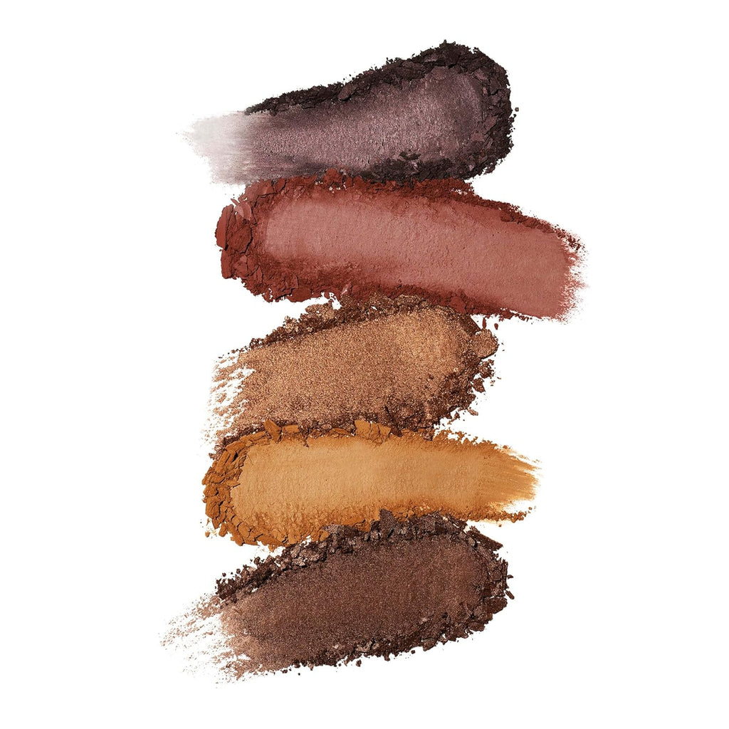Well People Power Palette Eyeshadow - Five Long-Wear, Hyper-Pigmented Matte & Shimmer Shades | Vegan & Cruelty-Free, Sepia