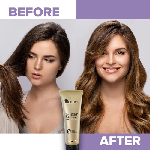 KALIVE Hair Mask - 16 Oz Deep Moisturizing Repair Treatment for Dry, Damaged Hair Care