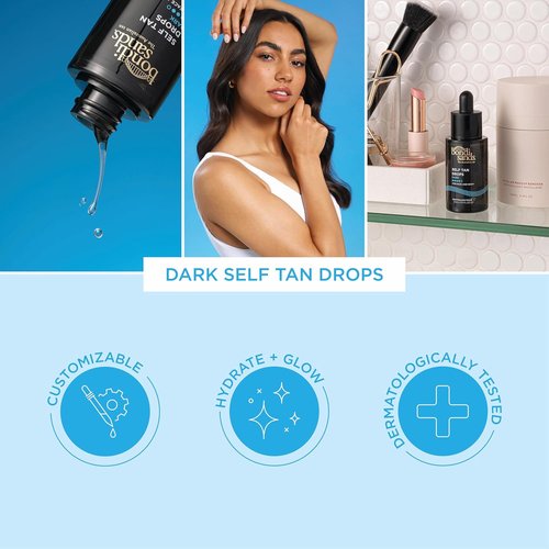 Bondi Sands Self Tan Drops - Hydrating Formula for Face & Body | 2 Shade Options, 1.01 FL OZ