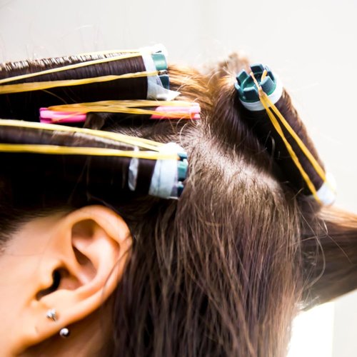 Skiennix 100 Pcs Perm Rods Set - Large Curlers for Short & Long Hair | Cold Wave Curling Kit