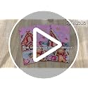 Pink Gingerbread Disposable Christmas Tablecloth Set - 3 Pieces 54x108 Inches