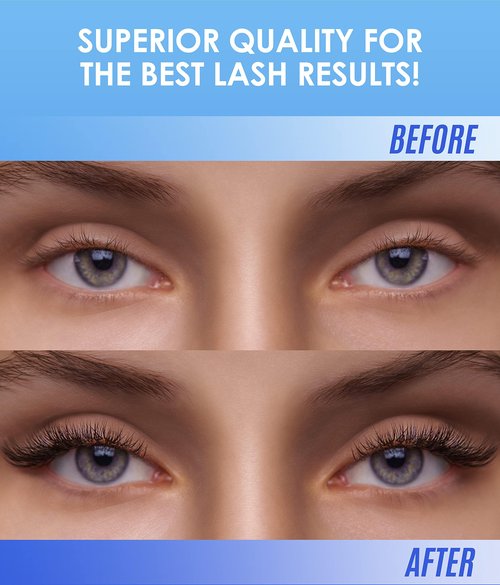 STACY LASH Extra Strong Evolution Eyelash Extension Glue (0.17fl.oz / 5ml) / 0.5-1 Sec Dry/Retention – 8 Weeks/Black Adhesive/Lash Tech Supplies + Glue Ring