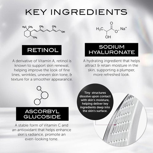 111SKIN Wrinkle Erasing Retinol Patches - Non-Invasive Forehead & Under Eye Treatment | 3 x 1.23 oz