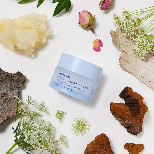 Ursa Major Forest Alchemy Eye Cream - Natural Under-Eye Moisturizer for Dark Circles & Puffiness | 0.50 oz