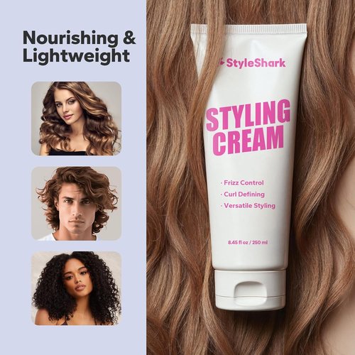 Skiennix 3-in-1 Styling Cream - Ultimate Curl Cream for Frizz Control & Curl Definition | 250ml