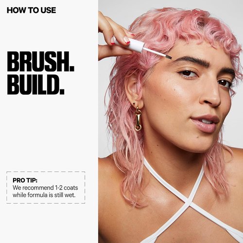 Milk Makeup KUSH Fiber Brow Gel - Tinted Formula for Fuller, Natural-Looking Brows | Vegan & Conditioning
