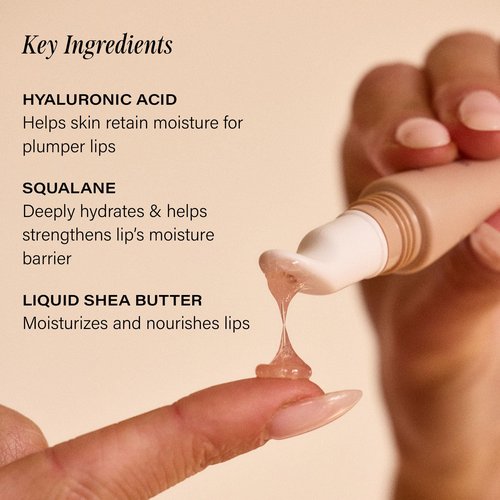 + Lux Unfiltered N°15 Soothing Lip Serum – Fragrance Free, Moisturizing, Hydrating Lip Balm with Hyaluronic Acid & Shea Butter – Cooling Touch Applicator - Vegan, Cruelty-Free, & Petroleum-Free