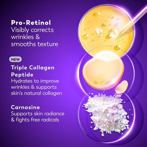 Olay Retinol Night Cream - Anti-Aging Face Moisturizer, Fragrance-Free, 1.7oz | Smooth Fine Lines & Hydrate Skin