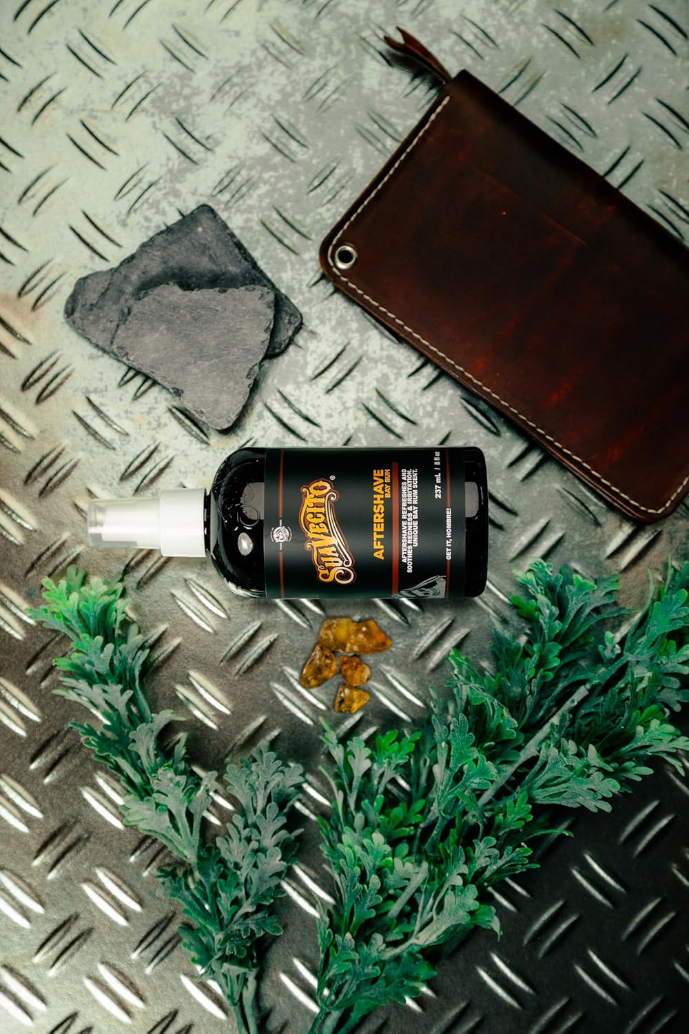 Suavecito Bay Rum Aftershave | 8 oz. Pump Spray - Soothes Skin, Prevents Irritation & Refreshes with Masculine Scent