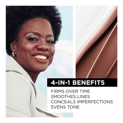 L'Oreal Paris Age Perfect 4-in-1 Tinted Face Balm Foundation - Firming Serum, Medium 10, 0.61 Oz
