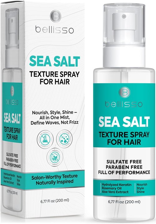 Sea Salt Spray | Texturizing Hair Product for Volume - Alcohol-Free Formula - Travel Size for All Hair Types