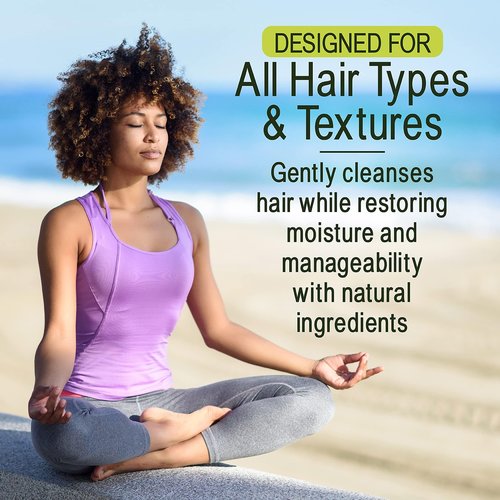 NOTHING BUT Clarifying Shampoo Sulfate-Free Detox for Natural Hair - Hair Shampoo - Removes Buildup - 12oz - Pack of 4