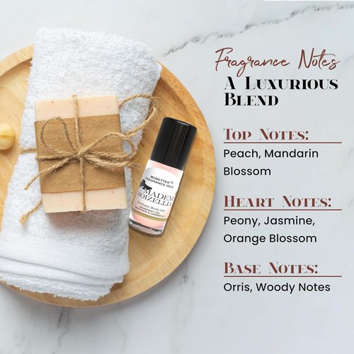 MOBETTER Fragrance Oils | Madem Moizellia 1 Oz Perfume Body Oil for Women - Long-Lasting Scent