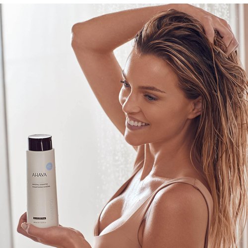 AHAVA Dead Sea Water Mineral Shampoo - Gentle, Hydrating Formula for All Hair Types | Softens & Nourishes