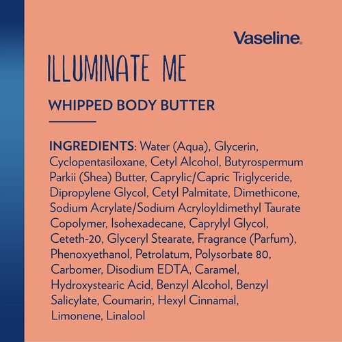 Vaseline Illuminate Me Body Butter & Oil - Shimmering Body Bronzer, Hydrating Whipped Organic Shea Butter with 24-Hour Moisture for Melanin-Rich Skin, Radiant Glow Oil (2 Piece Set)