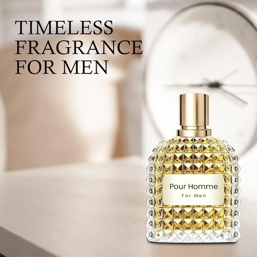 A CENTER Men's Cologne Gift Set - Vanilla Bourbon, Leather & Amber | 3.4 Fl Oz Each | Luxury Eau de Toilette