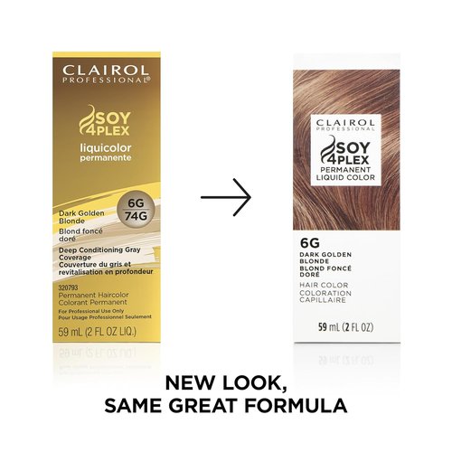 Clairol Professional Permanent Liquicolor Hair Color - Dark Gold Blonde, 2 Fl Oz | Long-Lasting Vibrancy