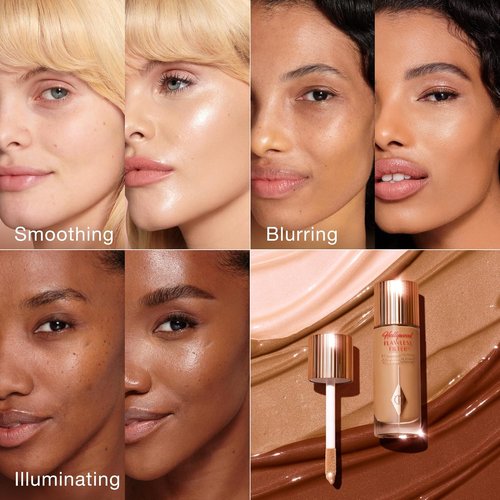 Charlotte Tilbury Hollywood Flawless Filter - Multi-Use Makeup Primer & Illuminating Highlighter - Smooths Skin & Boosts Complexion