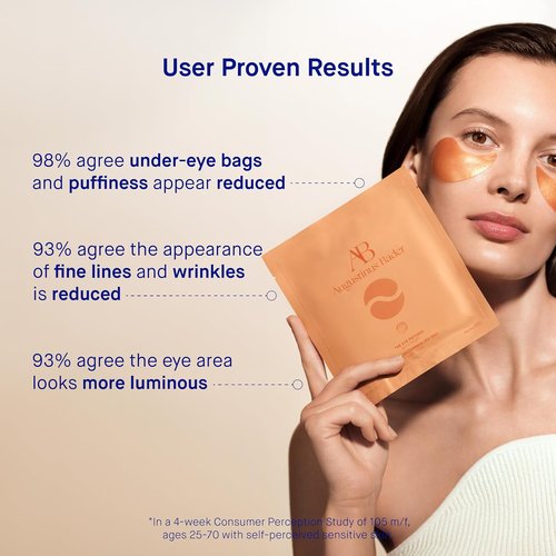 Augustinus Bader Eye Patches - Luxury Hydrating Anti-Aging Treatment for Puffiness & Dark Circles - Soothing Formula