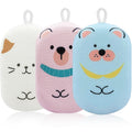JieLiLeHome Baby and Kids Bath Loofah Sponge, Soft and Absorbent Toddler Exfoliating Body Scrubber Shower Loofa Sponge,Cute Pattern Design for Kids Baby Women Boys and Girl, 3 Pack (Bear/Dog/Cat)